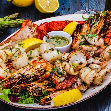 Seafood platter